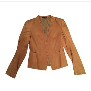 Theory Lamb Leather Jacket Size 0